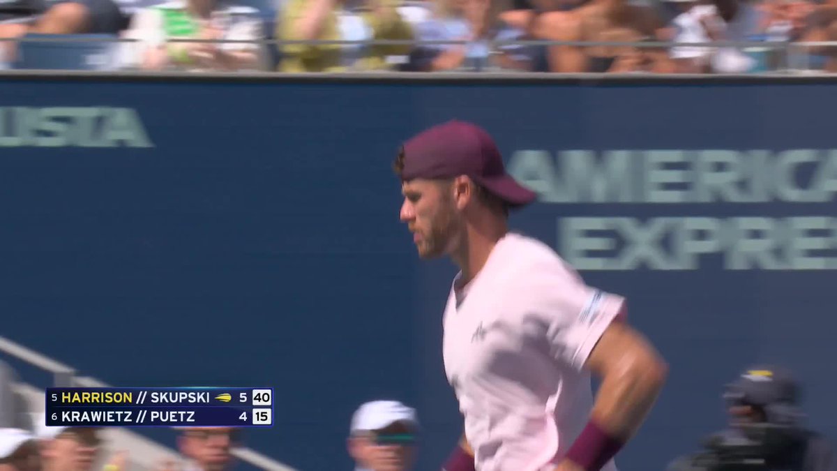 One down 👊 Harrison/Skupski move a set from the title with a 6-4 opener.