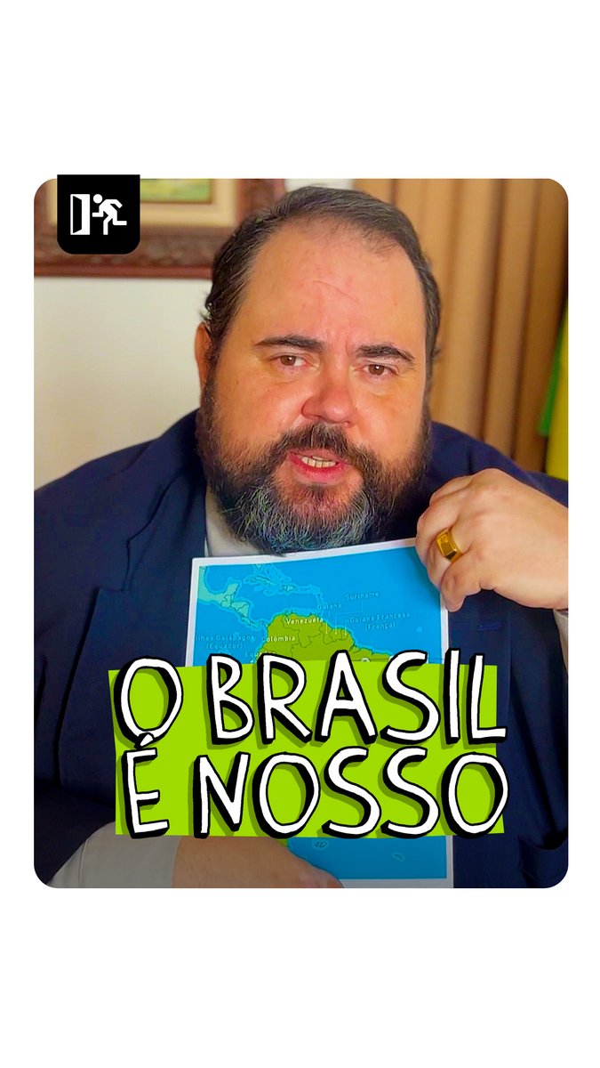 Gostaria, inclusive, que passássemos a chamar a Argentina de Brasil do Sudoeste. O Uruguai poderia ser oficialmente reclassificado como Brasil Premium. E Portugal, como todos já sabem, é a Guiana Brasileira. Pode botar muro em tudo, pra delimitar que é nosso. ▶️O BRASIL É NOSSO