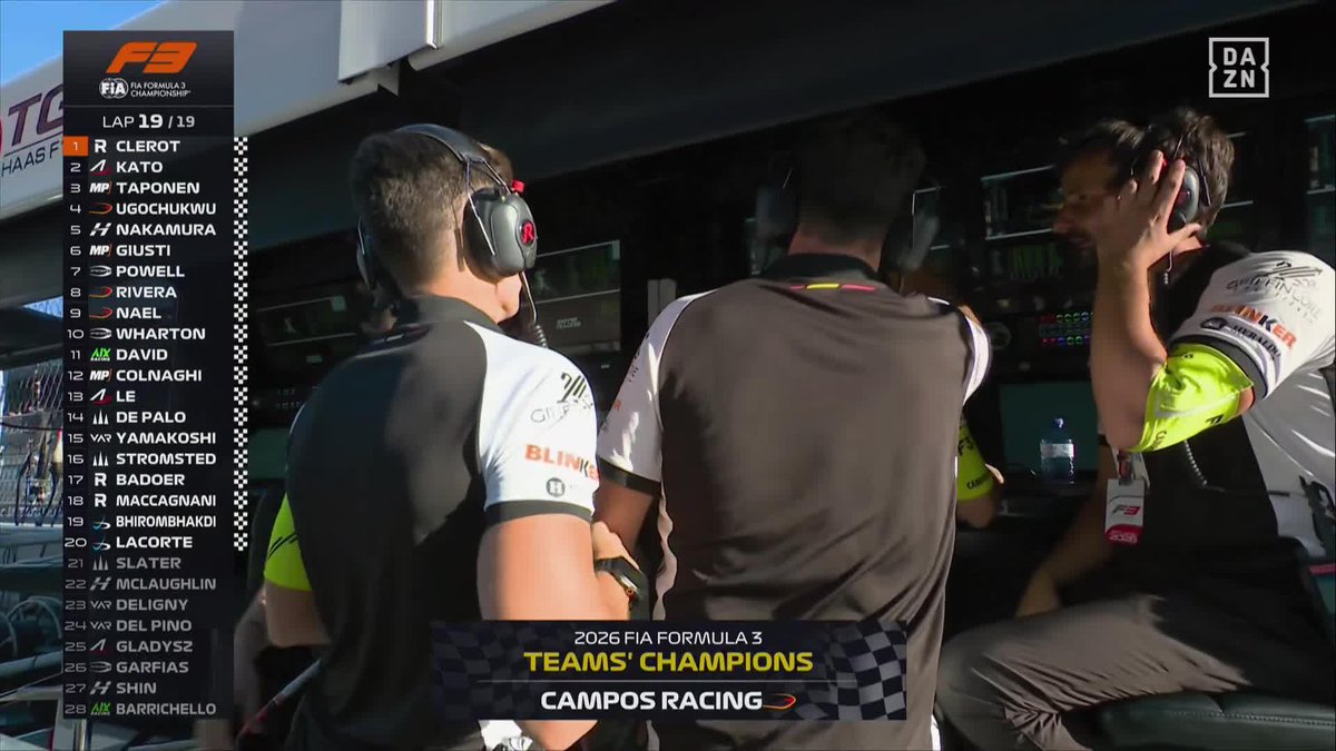 ORGULLO ESPAÑOL. ORGULLO VALENCIANO 😍🇪🇸 CAMPOS RACING VUELVE A SER CAMPEÓN DEL MUNDO DE CONSTRUCTORES EN LA F3 ❤️🩹 #EspañaDAZNF1 🇪🇸 #MADRING