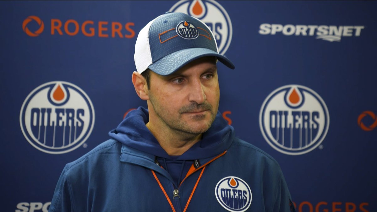 #Oilers Rookies & Bakersfield Condors head coach Colin Chaulk spoke with the media following today's second on-ice session about preparing the players for this weekend, Isaac Howad along with other veterans at camp & more. Enterprise | #LetsGoOilers