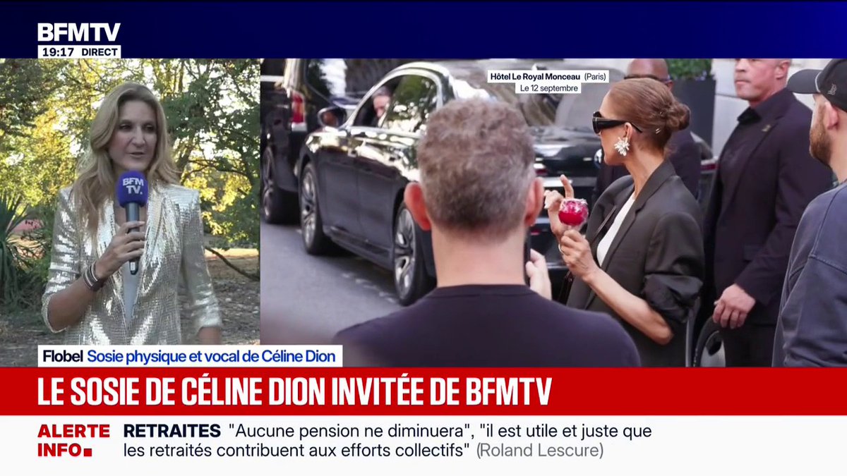 Concert de Céline Dion: "Les personnes sont très touchées par sa sincérité et son accessibilité", confie Flobel, sosie physique et vocal de Céline Dion