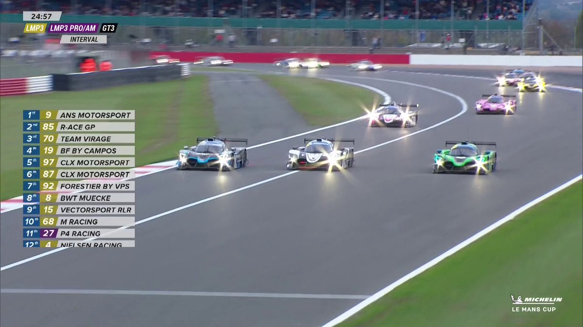 With 25 minutes left on the clock, we are racing once more at Silverstone Watch every lap LIVE and FREE on FIAWEC+ 📺 #LMC #Michelin #SilverstoneRound