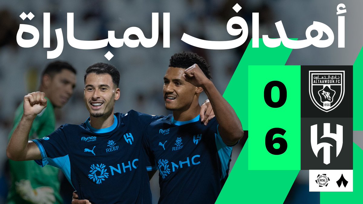 أول ثلاثية لمارتينيلي، وأول ثنائية لواتكينز بقميص الهلال.. في سداسية نظيفة أمام التعاون 🔥 إليكم أهداف الهلال نادي الهلال السعودي الستة ⚽️🎥 #التعاون_الهلال | #دوري_روشن_السعودي
