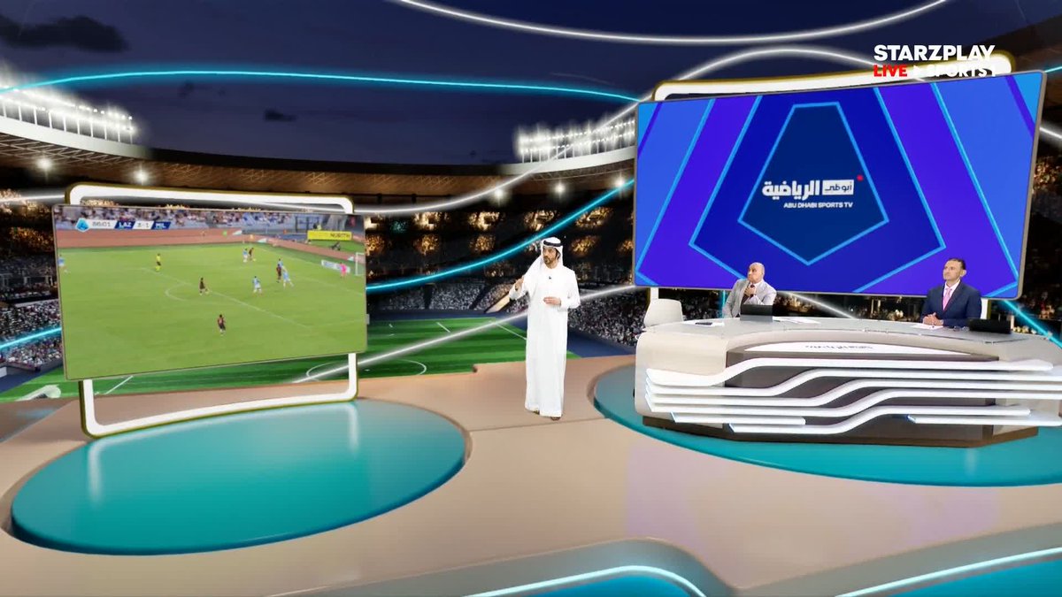 🎙️ حسن الجسمي يستعرض على الشاشة التحليلية أبرز التطور الفني في أداء ميلان خلال الشوط الثاني، ويوضح كيف نجح الفريق في تعديل أسلوبه واستثمار المساحات للعودة في النتيجة. ⚽️📊 ⚽️ لاتسيو 🆚 ميلان | 🇮🇹 #الدوري_الإيطالي | 📺 STARZPLAY Sports 1