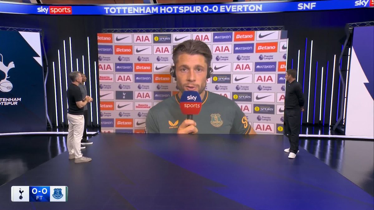 "I feel like we could've taken three points" James Tarkowski speaks after his sides draw with Spurs 🎙️