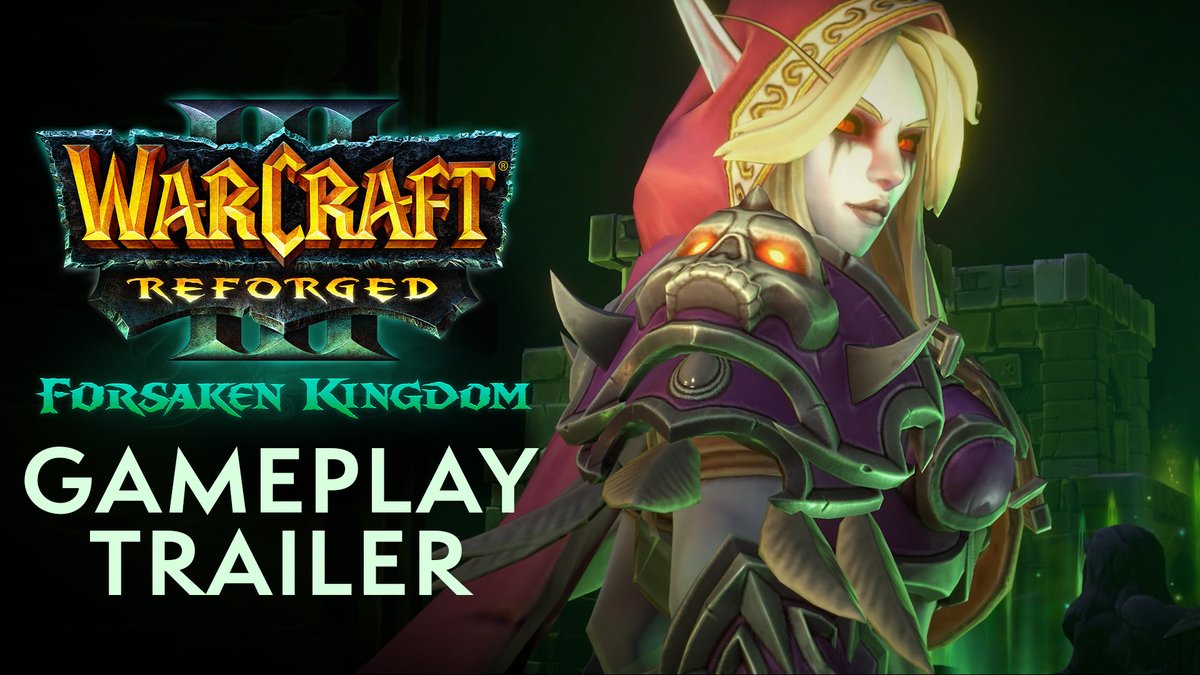 Experience the fall of Lordaeron and the rise of the Forsaken ⚔️ With 30+ hours of new campaign content, Warcraft III Reforged: Forsaken Kingdom launches TODAY.