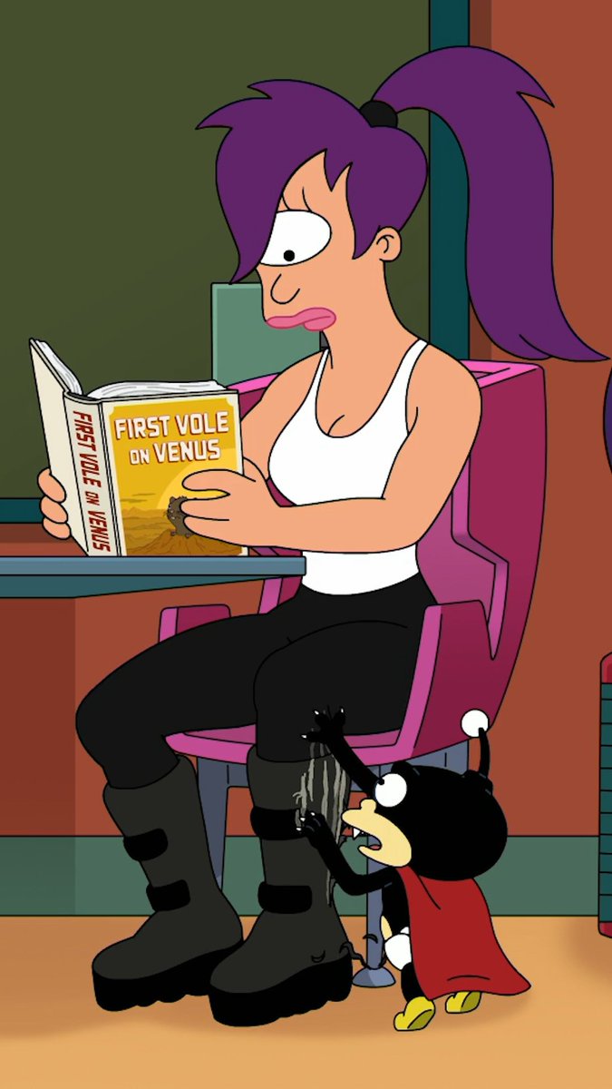 *Scratch* his shiny metal ass.