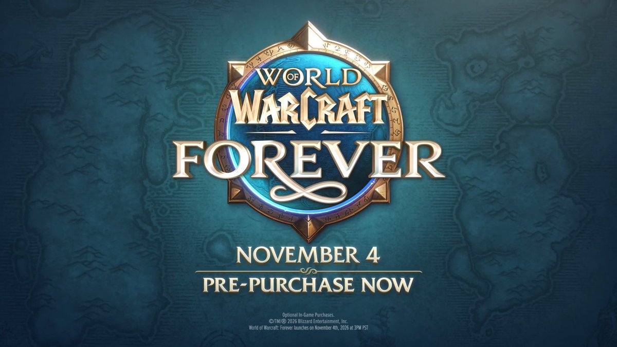 #WorldOfWarcraft Forever takes WoW back to its roots, where players can relive the magic, forever 🩶 #BlizzCon2026