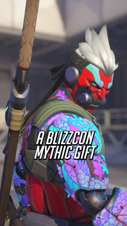 As a token of our appreciation, hereโs a Mythic gift we think you might enjoy ๐ After the BlizzCon Opening Ceremony, play one game to earn a Mythic Voucher and choose one eligible Mythic Hero Skin from seasons 1-14 now through Oct 5 ๐ซถ