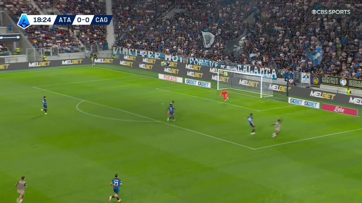 Paul Mendy silences the New Balance Arena and Cagliari are in front 🤫 That’s his THIRD goal against Atalanta in his last two matches against them ⚽️⚽️⚽️ Watch Serie A on Paramount+ 📺