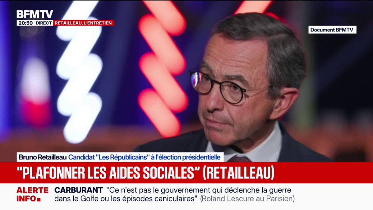 Pouvoir d'achat: Bruno Retailleau, candidat LR à la présidentielle, propose de "travailler 30 minutes de plus par jour" pour gagner "deux mois de salaire de plus"