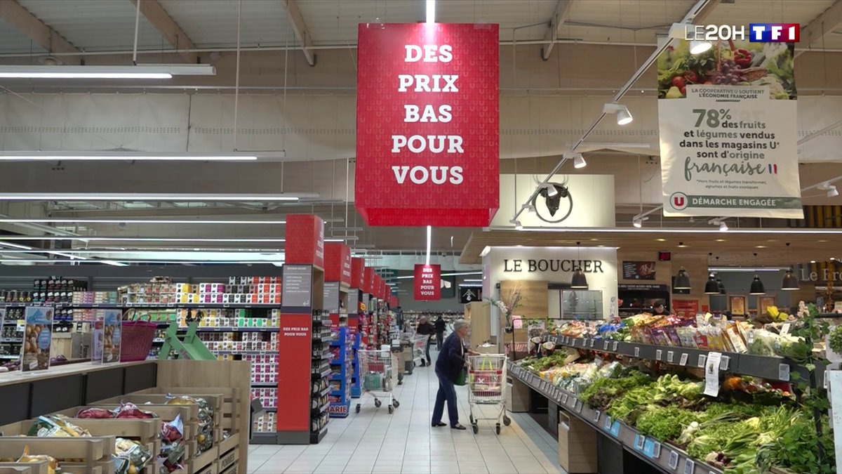 🛒 Consommation en baisse : les Français se privent de plus en plus 📺 #LE20H de TF1 avec Anne-Claire Coudray
