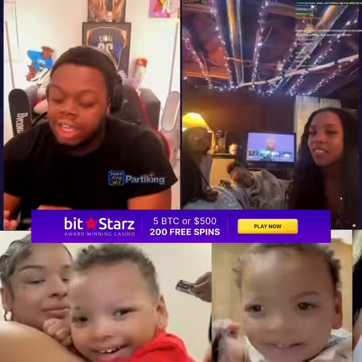 Cuffem instantly ended stream after this girl on a video chatting website said he looks like Chrisean Rock’s baby 💀