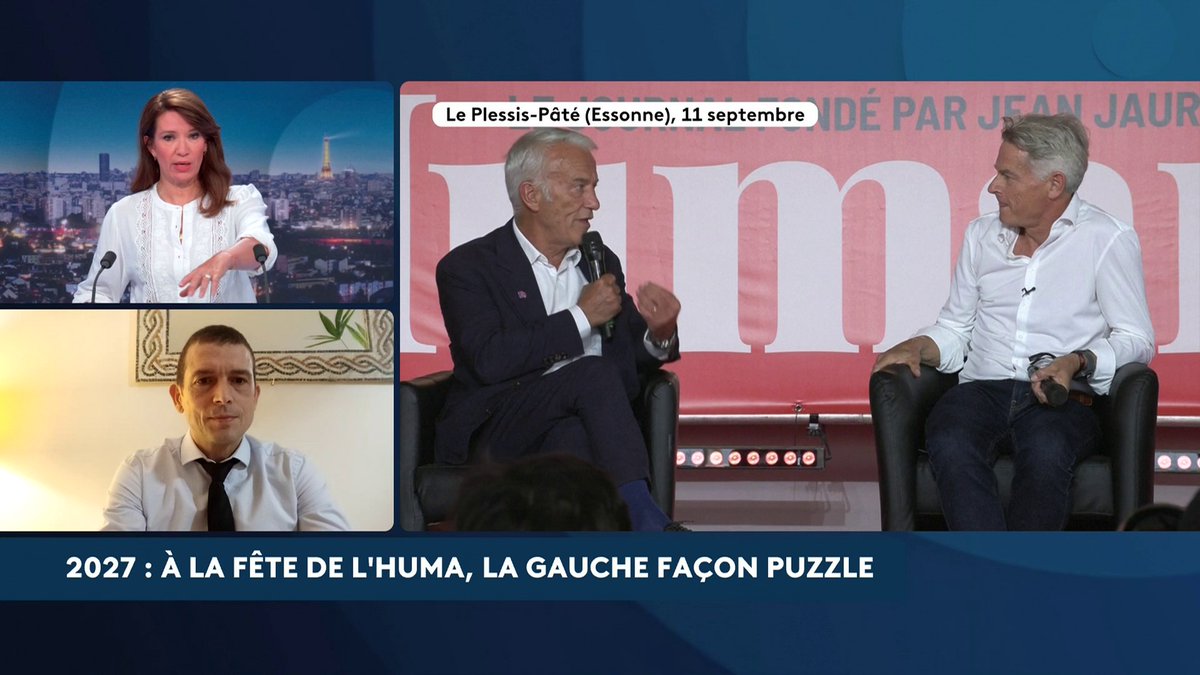 🔴 Roussel-Mélenchon : "Le discours de Mélenchon a l'air quand même beaucoup plus consistant, plus travaillé", analyse Beligh Nabil. Fabien Roussel, lui, "essaye d'exister notamment par la capacité à utiliser des formules choc". #ASuivreAvecClaireElisabethBeaufort #canal16