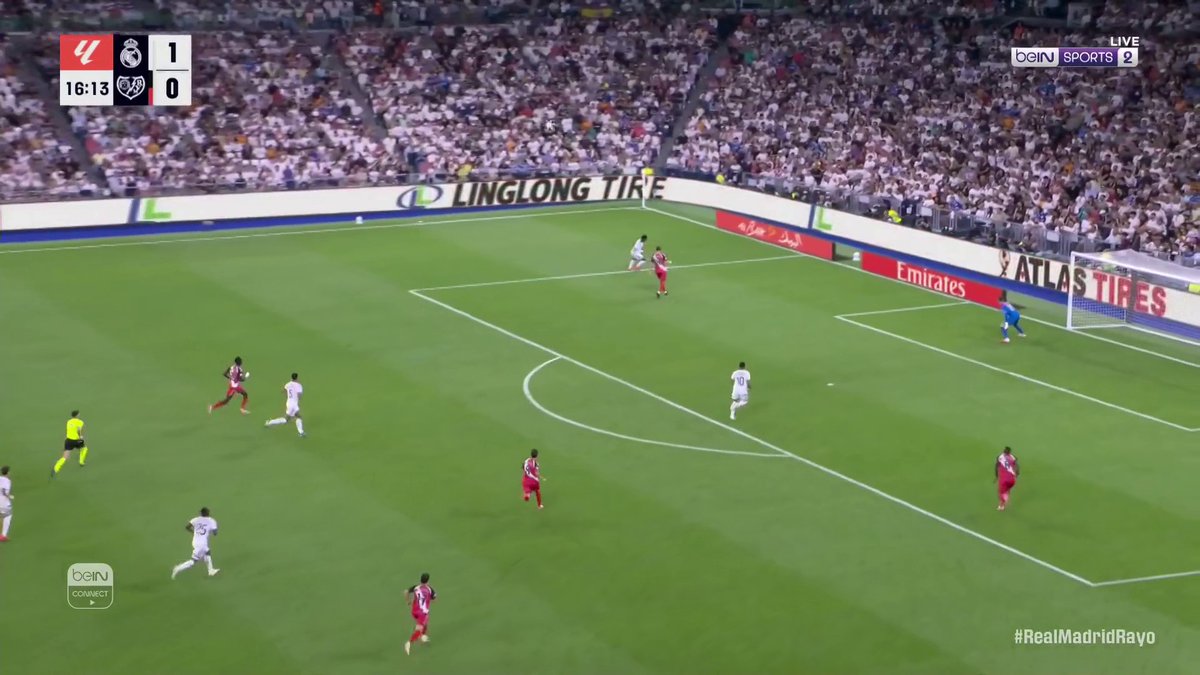 ألفارو كاريراس يضيف الهدف الثاني لريال مدريد بتسديدة متقنة من داخل منطقة الجزاء، بعد تمريرة رائعة من كيليان مبابي #الدوري_الإسباني