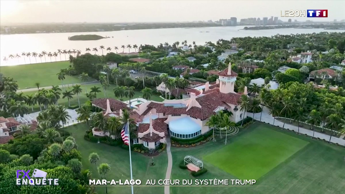 🔴 Mar-a-Lago : au cœur du système Trump 📺 FX enquête dans #LE20H de TF1 avec Anne-Claire Coudray