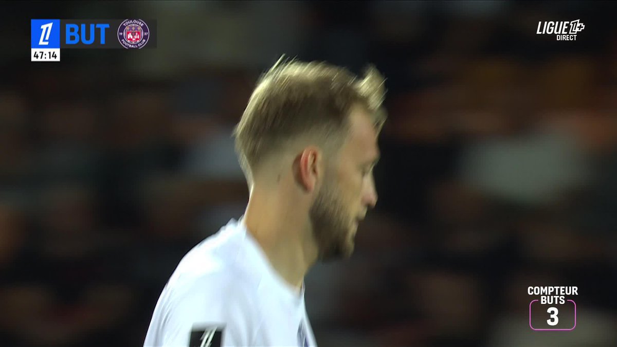 Le coup de tête de Casper Tengstedt 🇩🇰💥 Le Toulouse FC peut-il revenir dans ce match ? 👀 #FCLTFC