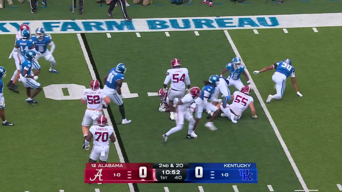FIRST QUARTER PICK-SIX FOR KENTUCKY! 😼