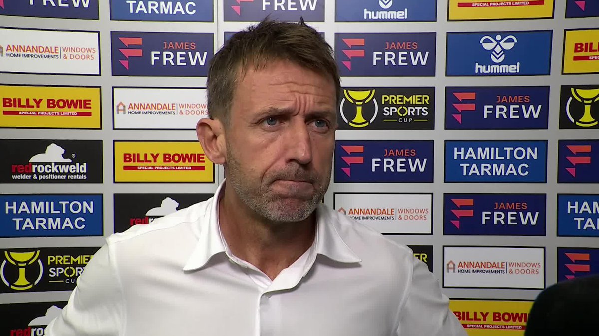🐿️ Kilmarnock manager Neil McCann reacts to his side's #PremierSportsCup Quarter-Final penalty shootout defeat against Aberdeen "It's quite painful. Painful for the whole club." 🗣️
