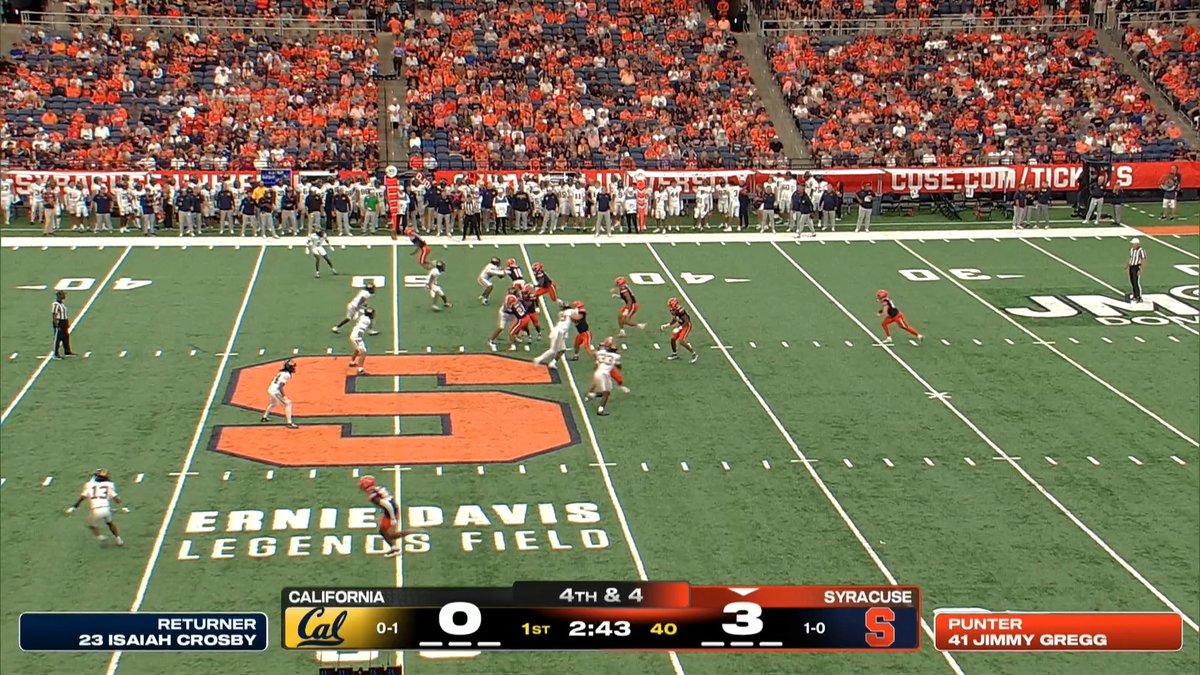FAKE PUNT JUMP PASS 👀 Jimmy Gregg