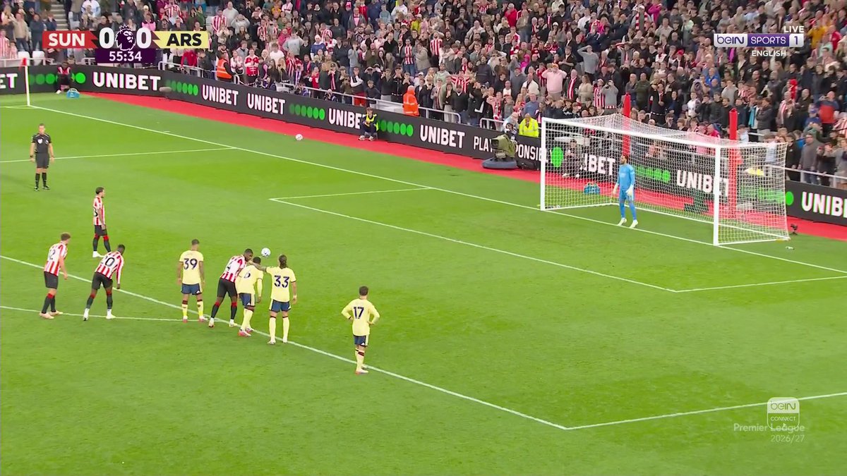 Brilliant penalty save from David Raya to deny Enzo Le Fée 🧤 #AFC
