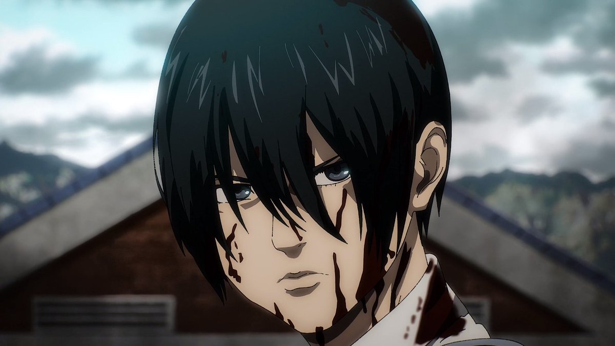 mikasa killing a bunch of fascist men