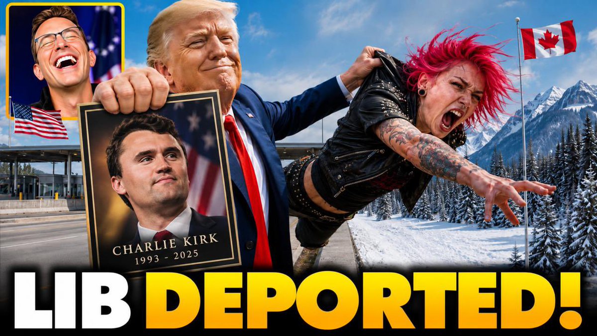 Canadian Lib Who Mocked Charlie Kirk Just Got Fired and DEPORTED on Same Day... RUINED Her Life FOREVER A student from Canada thought it would be a good idea to repeatedly mock Charlie’s murder and posted a picture of her stomping on the America flag. Now, she just lost her job and had her visa revoked. She will be headed back to Canada on Monday. We’re done letting people who hate this country and its people stay here. Good riddance.