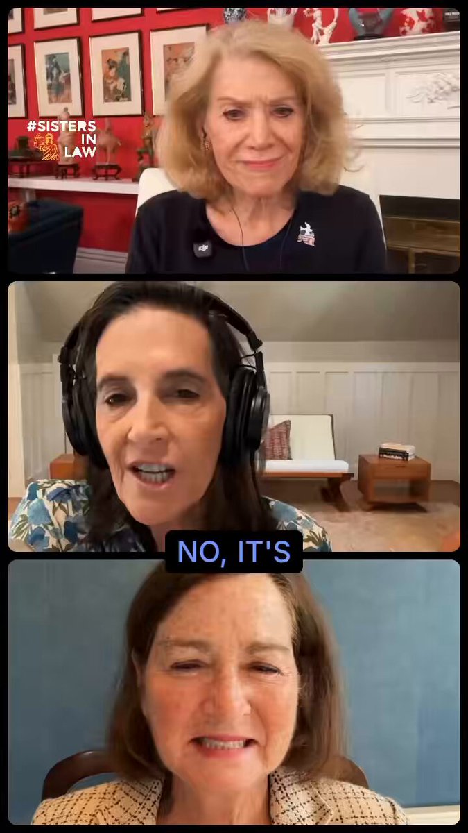 New episode of #SistersInLaw with Barb McQuade Jill Wine-Banks (now on Threads and Bluesky) &amp; me
