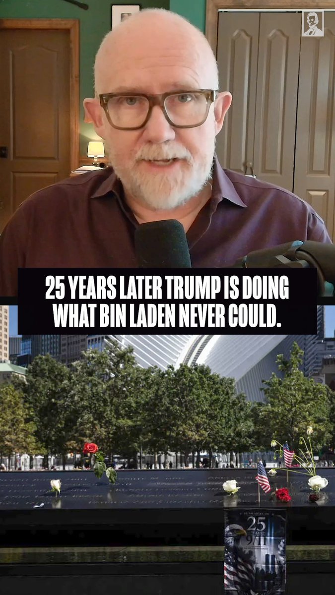 25 years later, Donald Trump is doing what Bin Laden never could. Watch the full episode of the pod here: