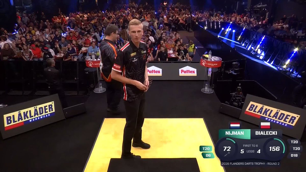 NIJMAN CLOSES OUT THE EVENING! Wessel Nijman is through to another final day on the European Tour, as the Dutchman beats Sebastian Bialecki 6-4 to close out this evening's proceedings! 📺 #ET13o
