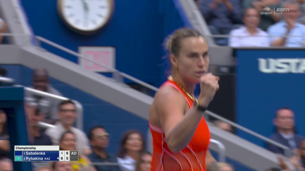 Aryna Sabalenka forces a third and final set against Elena Rybakina at the US Open Final ‼️ Tune in on ESPN and the ESPN App 🎾