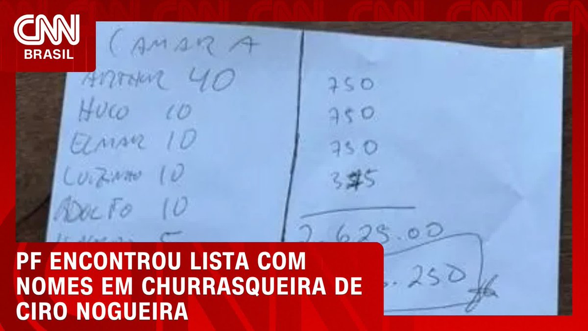 PF encontrou lista com nomes em churrasqueira de Ciro; assista #CNNAgora