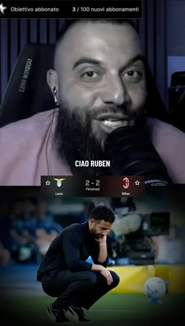 Ciao Ruben…...#milan #lazio #laziomilan #amorim