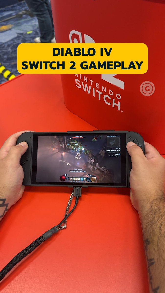 We went hands on with Diablo IV on Nintendo Switch 2 at Blizzcon 2026. The game will release on September 15 for $70 and will include the base game plus both the Vessel of Hatred and Lord of Hatred expansions 🎮