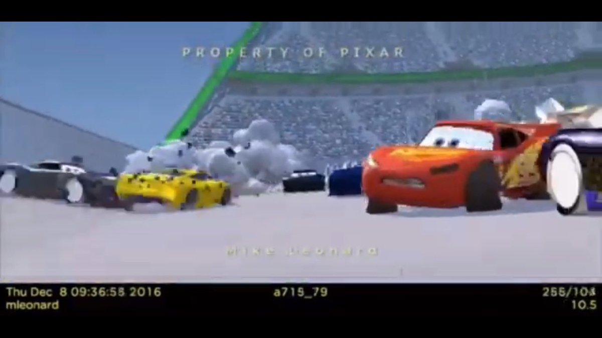 I honestly wished they kept the alternate take on the Florida 500 crash for Cars 3 since it’s a bit more chaotic than the Final Cut.