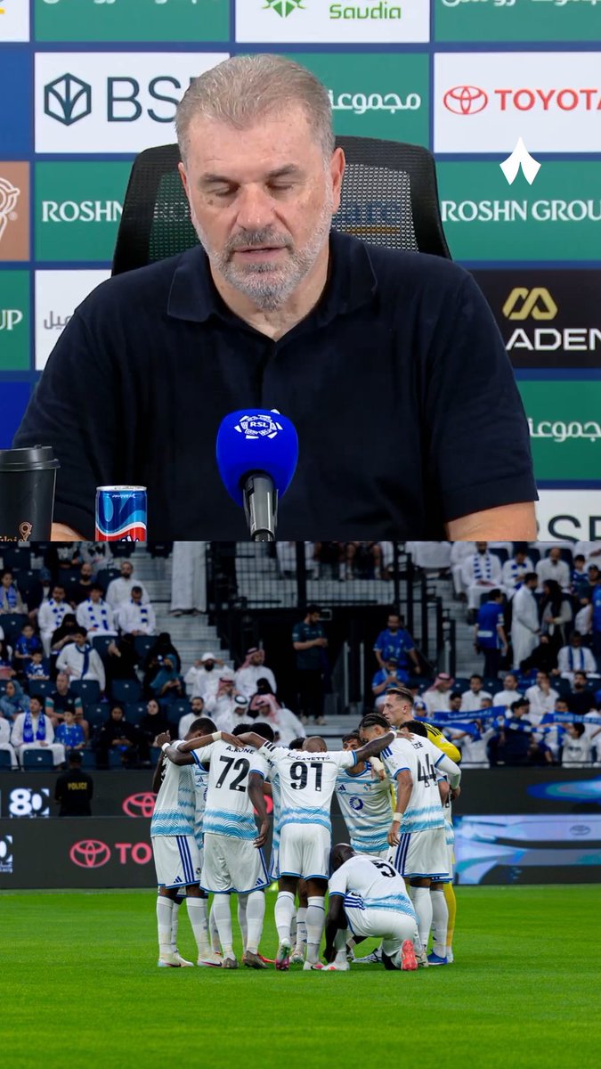 «الهلال خسر أمام نيوم، رغم امتلاكه العديد من اللاعبين.» أنج بوستيكوقلو، مدرب النصر، في المؤتمر الصحفي بعد مواجهة ⁧#الخليج_النصر⁩ 🎙️ ⁧#دوري_روشن_السعودي⁩