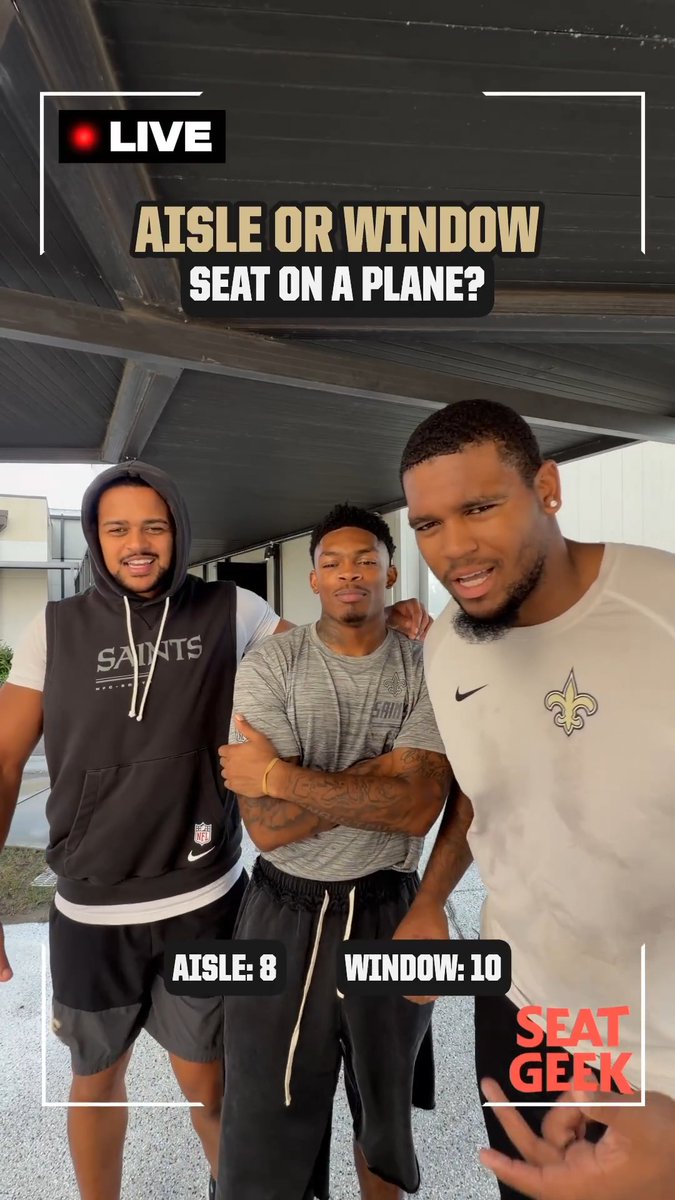 see you soon Detroit ✈️ #Saints | SeatGeek