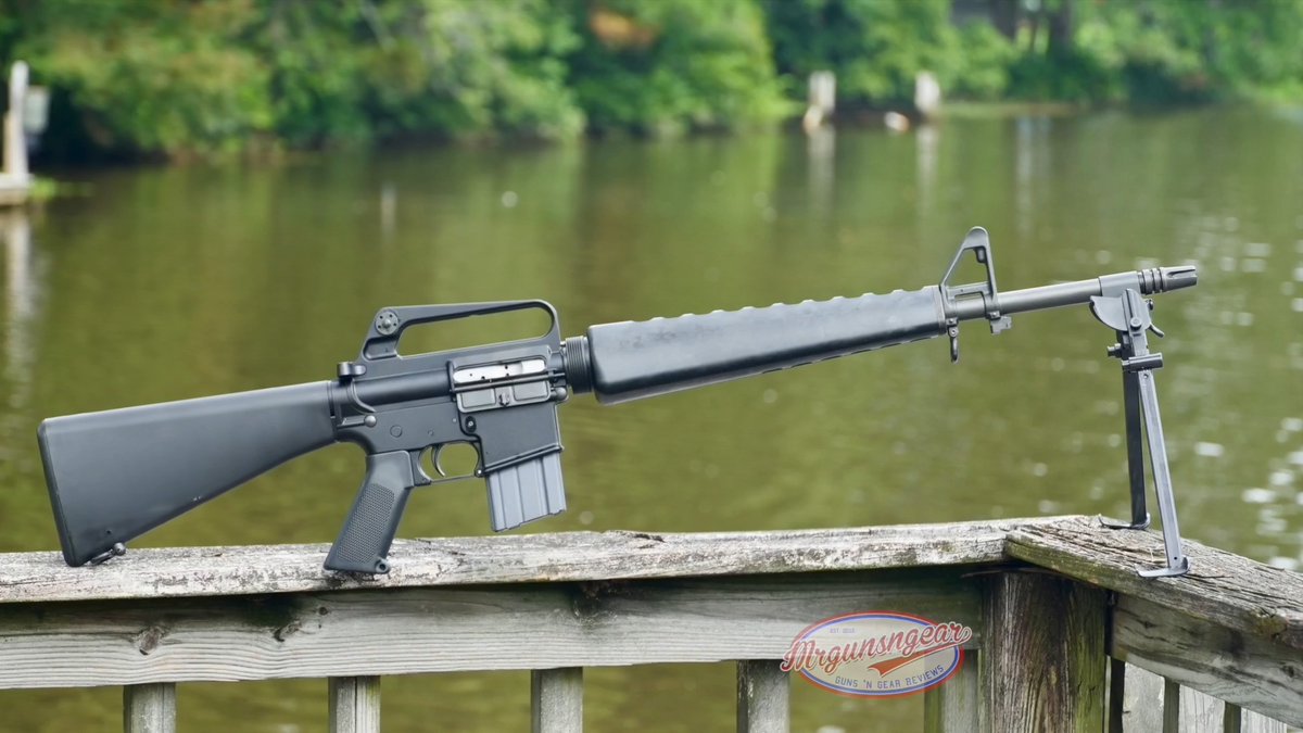 Testing of the H&amp;R Colt 606 clone continues 🇺🇸 #HR606 #m14 #AR15 #vietnam #history #HBAR #clone #SAW #a1 #ShootSteel #chrome #fencing