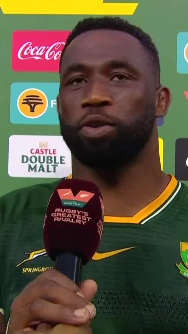 For the people of South Africa 🥹❤️ Siya Kolisi and the Springboks fought till the end 🏆 #RugbysGreatestRivalry | #SSRugby