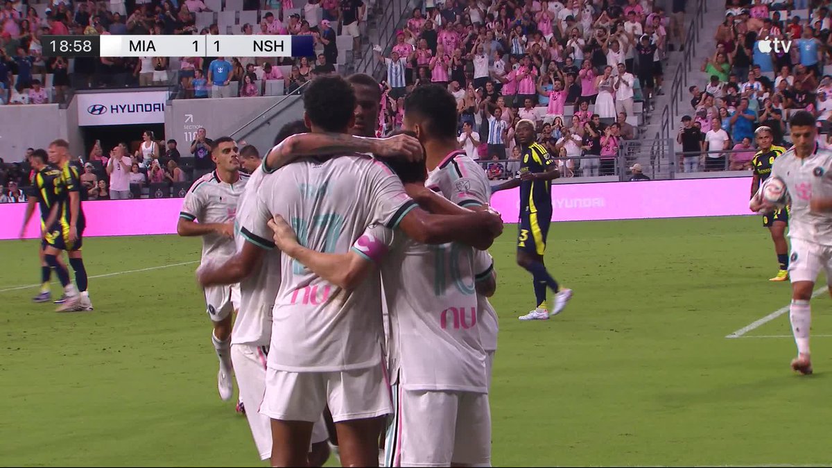 Miami equalizes off the corner 👀