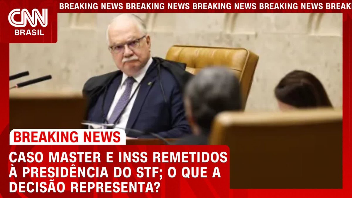 Edson Fachin assume relatoria de caso sobre Moraes e Vorcaro; assista #CNNPrimeTime