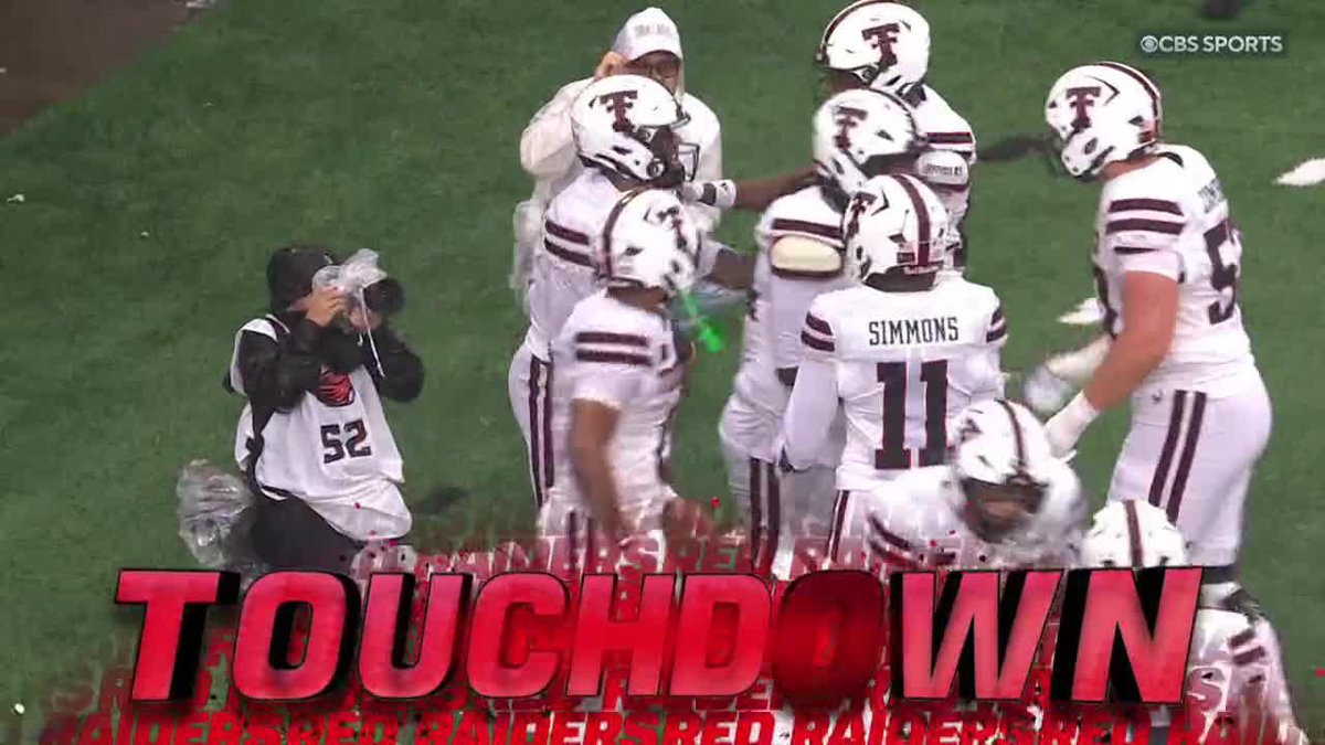 Thomas Castellanos makes the move and finds the end zone! Texas Tech Football is on the board first.