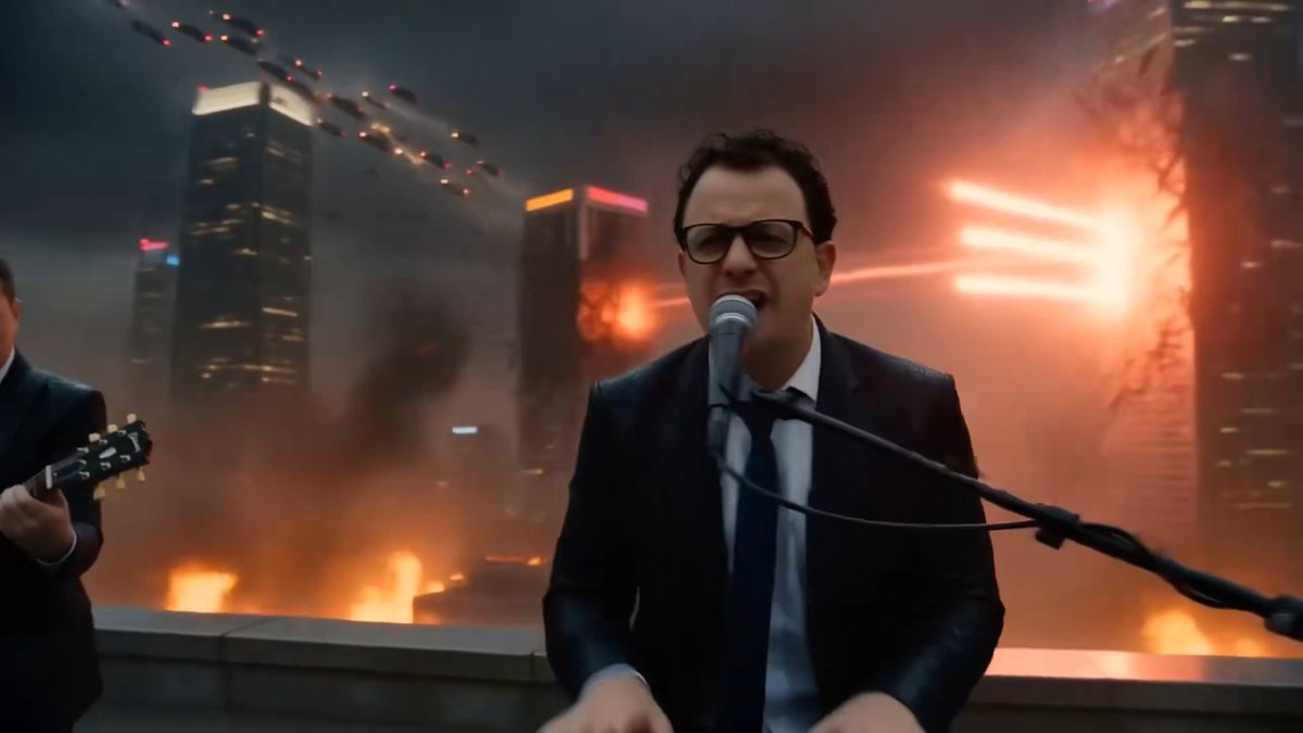 NEW MUSIC VIDEO: Jacob Cuckson & The AI Doomers It's The End of The World As We Know It!! 😱 Created in Slop Cannon by bone