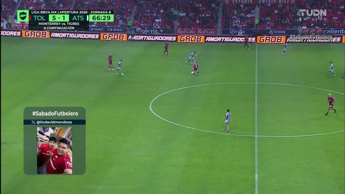 Se activa el protocolo por tormenta eléctrica y se suspende el partido entre Toluca y Atlas ⛈️ 🦊 👹