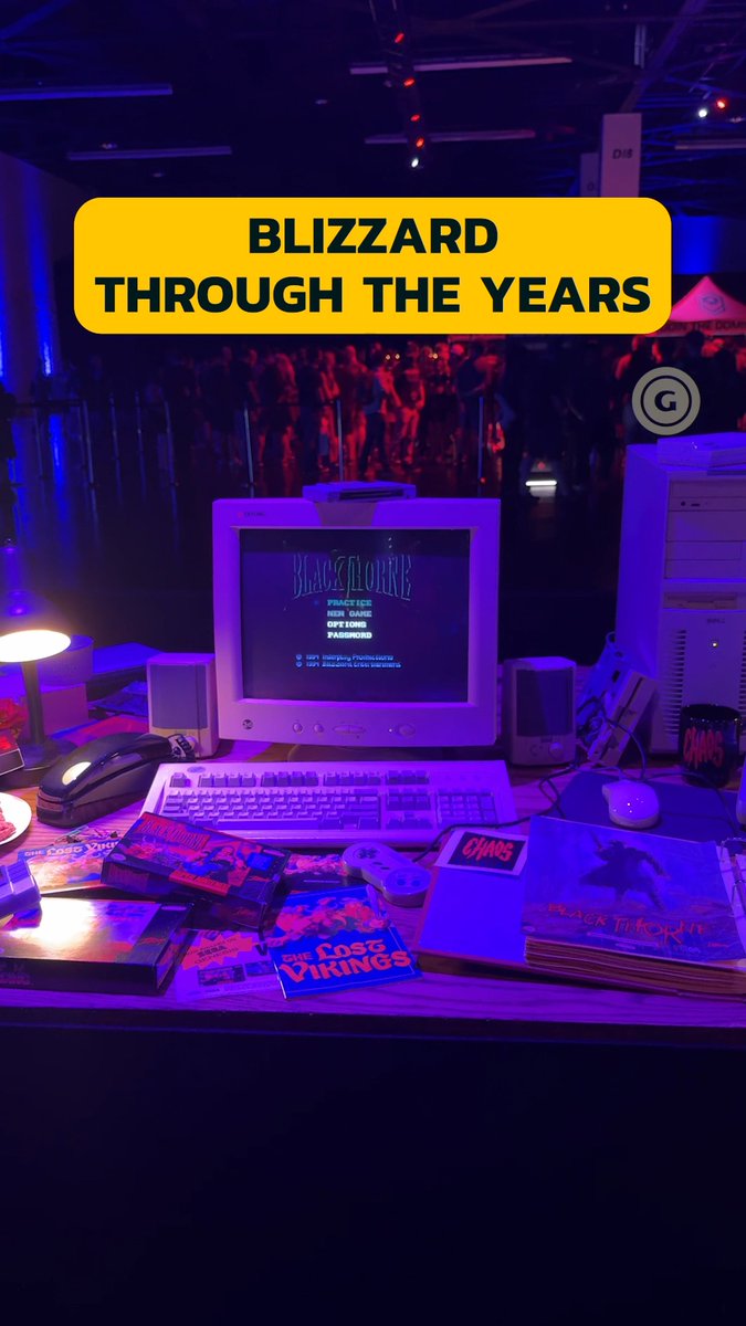 From the most OG of set ups to now, Blizzard has come a long way and so have the fans 💾 💿 #BlizzCon2026
