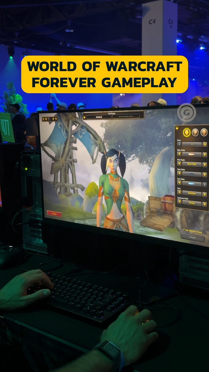 Take a look at some #WorldOfWarcraft Forever gameplay captured on the floor at #BlizzCon 👀