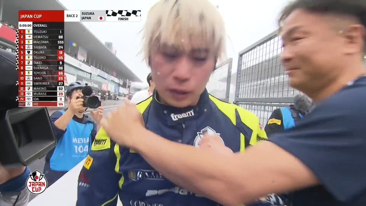 歓喜の涙を流す川端伸太朗選手！👏 LIVE配信📺 #JapanCup
