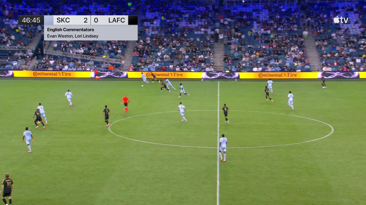 Jacob Shaffelburg ➡️ Denis Bouanga! 💪 LAFC cut the deficit.