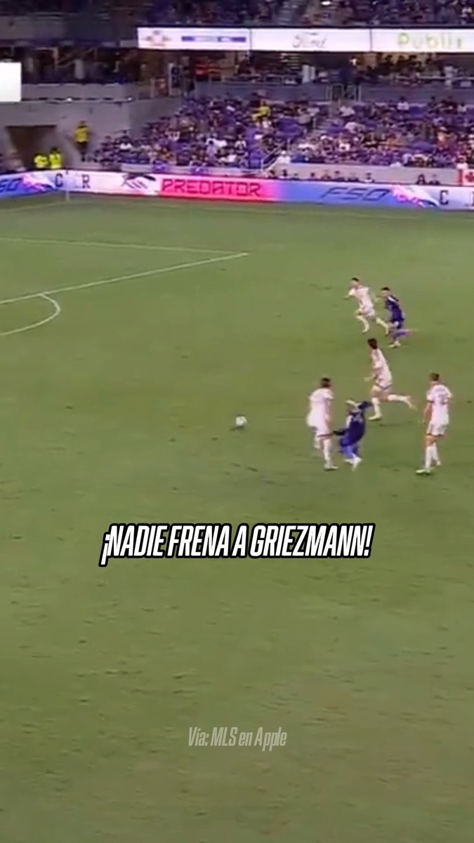 🤯 CINCO PARTIDOS ANOTANDO DE MANERA CONSECUTIVA PARA GRIEZMANN. Vía: MLS en Apple.