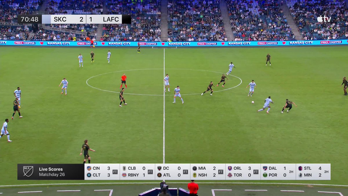 A beautiful finish from Jacob Barlett to give Sporting Kansas City a 2-goal lead! 💫
